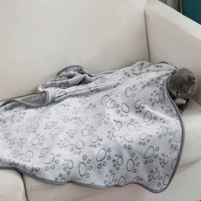 Pet Blanket & Throw-Durable Soft Breathable Eco-Friendly for Dogs & Cats Versatile Use Indoor/Outdoor Coral Fleece