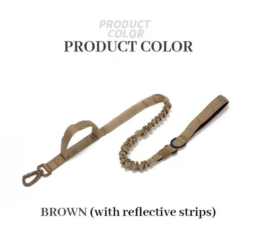 Customize Logo&Color Pet Products Metal Buckle Training Collar for Medium Large Dogs Tactical Dog Collar and Leash Set