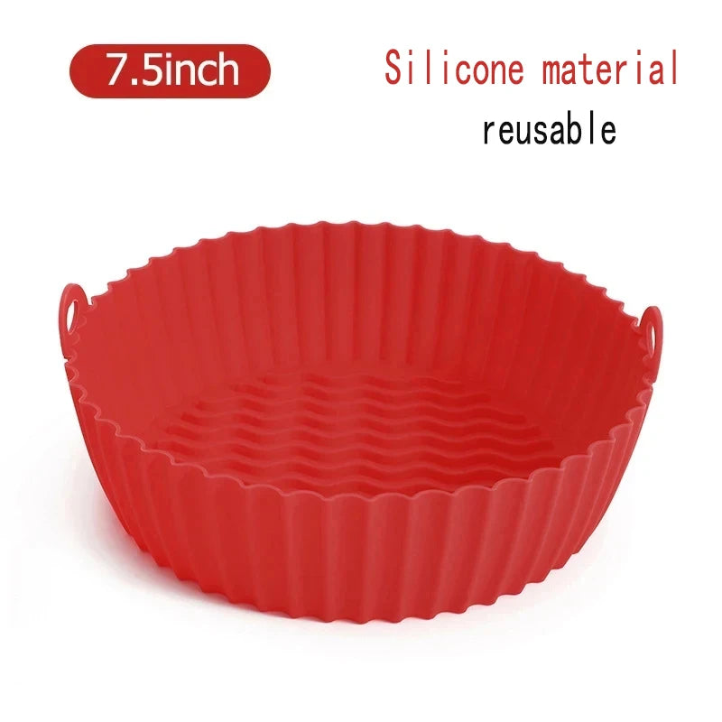 50Pcs Air Fryer Disposable Paper Non-Stick Airfryer Baking Papers round Air-Fryer Paper Liners Paper Kitchen Accessories