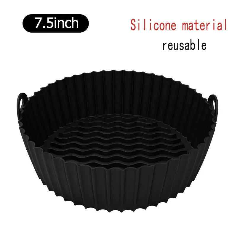 50Pcs Air Fryer Disposable Paper Non-Stick Airfryer Baking Papers round Air-Fryer Paper Liners Paper Kitchen Accessories