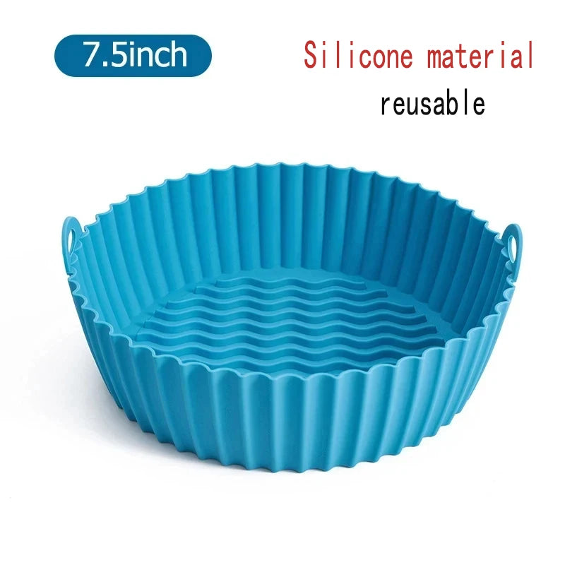 50Pcs Air Fryer Disposable Paper Non-Stick Airfryer Baking Papers round Air-Fryer Paper Liners Paper Kitchen Accessories