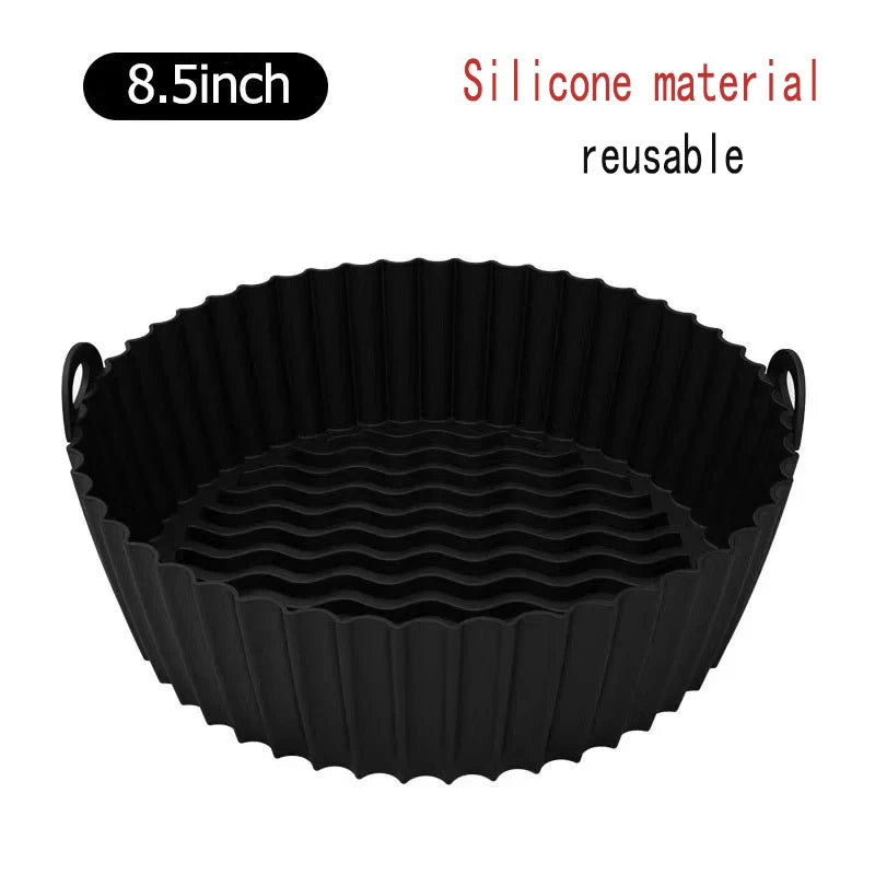 50Pcs Air Fryer Disposable Paper Non-Stick Airfryer Baking Papers round Air-Fryer Paper Liners Paper Kitchen Accessories